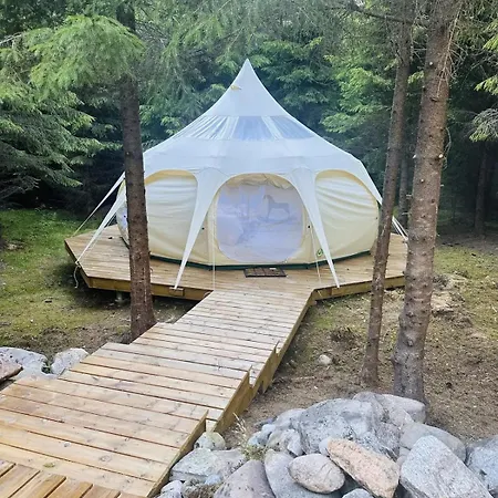 Glamping Pa Idyllisk Smabruk Med Miniatyr Hest, Esel Og Geit Dom wakacyjny