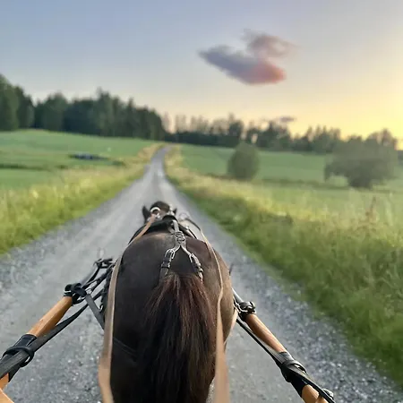 Glamping Pa Idyllisk Smabruk Med Miniatyr Hest, Esel Og Geit Dom wakacyjny