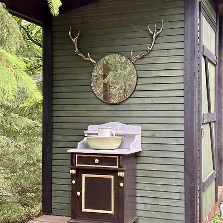 Glamping Pa Idyllisk Smabruk Med Miniatyr Hest, Esel Og Geit Dom wakacyjny *